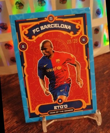 Samuel Eto'o Topps FC Barcelona /25