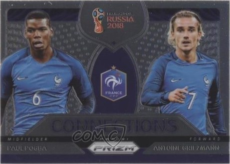 Paul Pogba / Antoine Griezmann 2018 Panini Prizm World Cup /103
