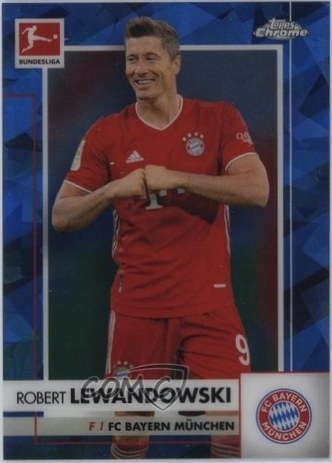 Robert Lewandowski 2020 Topps Bundesliga Sapphire /10
