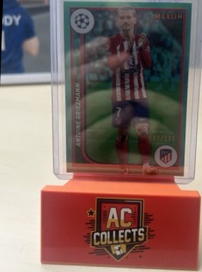Antoine Griezmann 2023 Topps Merlin Chrome Aqua /199