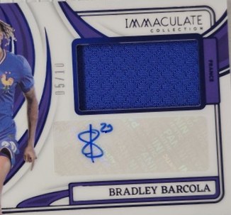 Bradley Barcola 2024 Panini Immaculate Collection /10