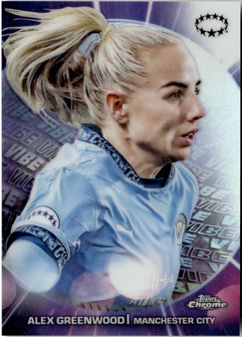 Alex Greenwood 2025 Topps Champions League Chrome VB-6