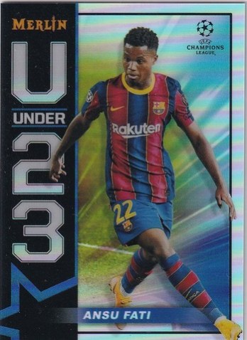 Ansu Fati 2020 Topps Merlin Chrome Refractor #U23-AF