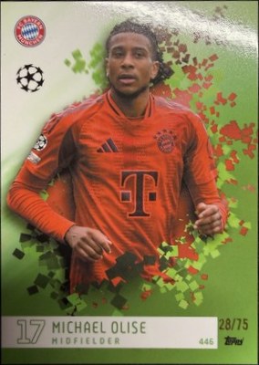 Michael Olise 2024 Topps Total /75