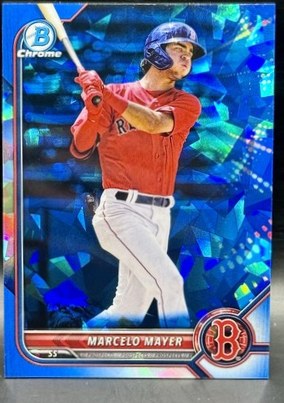 Marcelo Mayer 2022 Topps Bowman Chrome Sapphire Edition