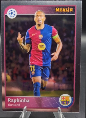 Raphinha 2024 Topps Merlin UEFA #192