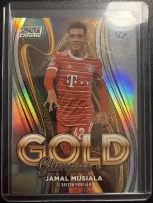 Jamal Musiala 2023 Topps Stadium Club Chrome Gold #GG-JM