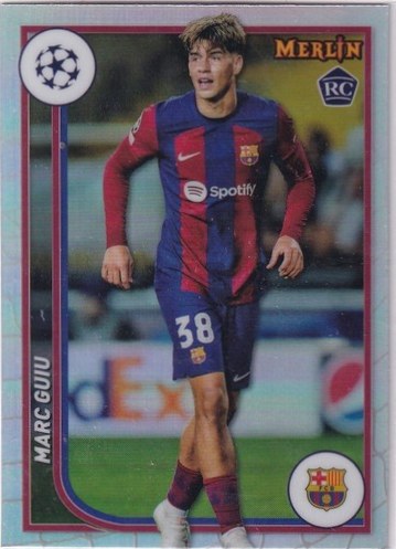 Marc Guiu 2024 Topps Merlin Chrome UEFA Champions League Refractor #37