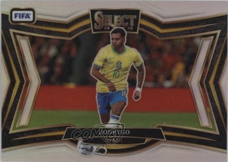 Rodrygo 2024 Panini Select FIFA Silver Prizm 208/2