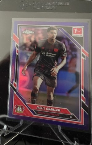 Quansah 2021 Topps Bundesliga Chrome Purple /75