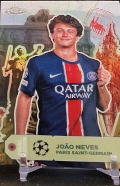 Joao Neves 2024 Topps Cromo UEFA CC Refractor #FD-25