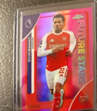 Ethan Nwaneri 2025 Topps Chrome Premier League /250