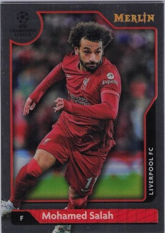 Mohamed Salah 2021 Panini Merlin Chrome UEFA Champions League #131