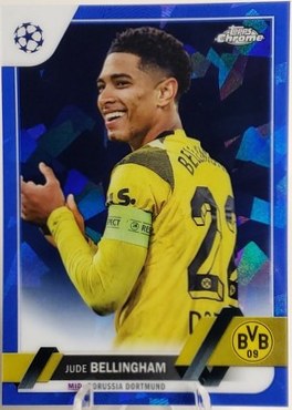 Jude Bellingham 2023 Topps Chrome UEFA Sapphire