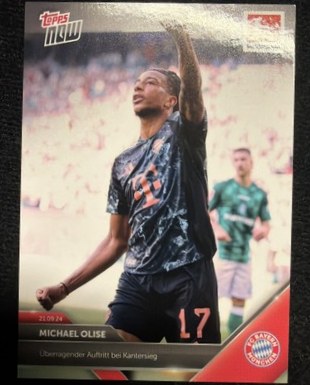 Michael Olise 2024 Topps Now Bundesliga #023