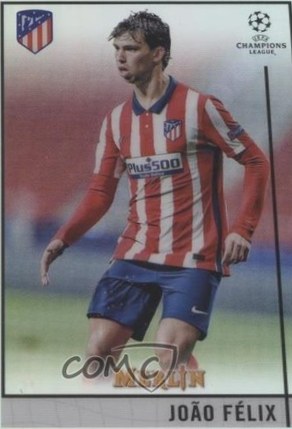 Joao Felix 2020 Topps Merlin Collection UCL Refractor #25