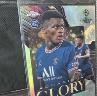 Nuno Mendes 2021 Topps 2021-22 Cromo UCL CG-18