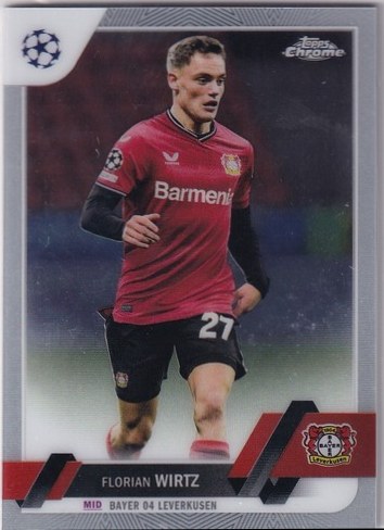 Florian Wirtz 2023 Topps Chrome UEFA Champions League #27
