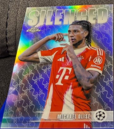 Michale Olise 2025 Topps Chrome UEFA #SHH-7