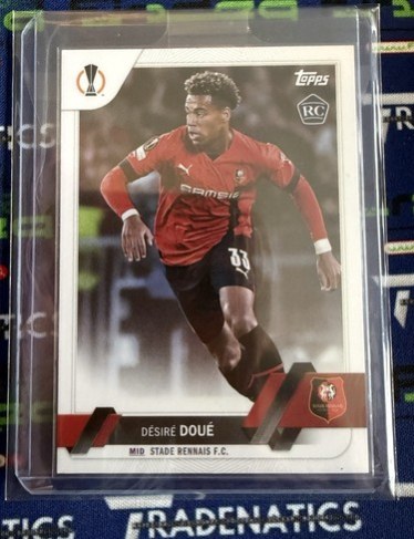 Desire Doue 2023 Topps Chrome UEFA Club Competitions #48