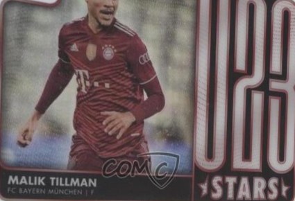 Malik Tillman 2021 Topps Merlin Collection Chrome UCL #U23-9