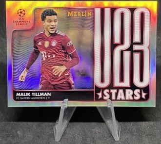 Malik Tillman 2021 Topps Merlin Chrome Refractor #U23-9