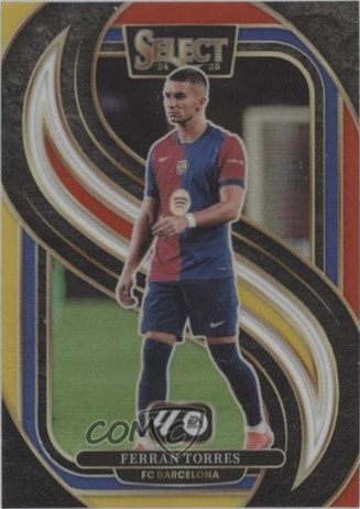 Ferran Torres 2024 Panini Select La Liga Multicolor Prizm 158/14