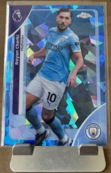 Rayan Cherki 2025 Topps Chrome Premier League Sapphire