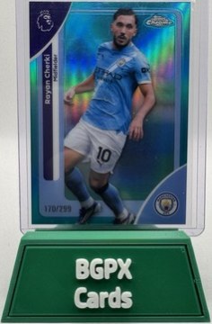 Rayan Cherki 2025 Topps Chrome Premier League Colour Match 170/299