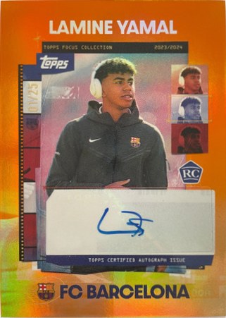 Lamine Yamal 2023 Topps Focus /25