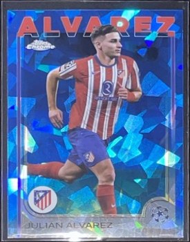 Julian Alvarez Topps Chrome UCC Sapphire #171