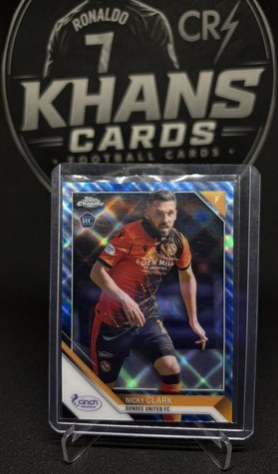 Nicky Clark 2021 Topps Chrome Blue Tartan /125