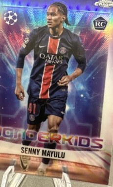 Senny Mayulu 2024 Topps Cromo UEFA Refractor #WK-15