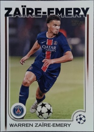 Warren Zaire-Emery 2024 Topps UCC UEFA 2024/25 #197