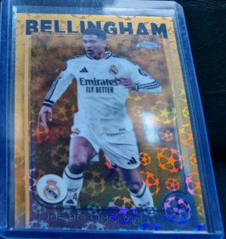 Jude Bellingham 2024 Topps Chrome Logofractor Starball #22