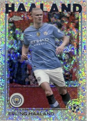 Erling Haaland 2024 Topps Chrome UEFA Refractor #9