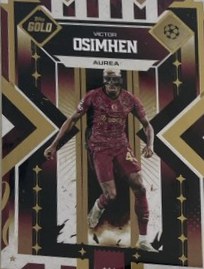 Victor Osimhen Topps UCC Gold Gold /26