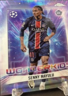 Senny Mayulu 2024 Topps Finest UEFA Club Competitions Refractor