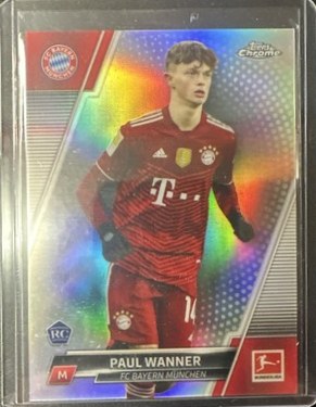 Paul Wanner 2021 Topps Cromo Bundesliga Refractor #46