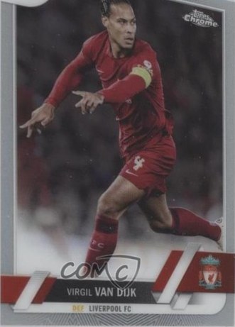 Virgil van Dijk 2023 Topps Chrome UEFA Club Competitions #130