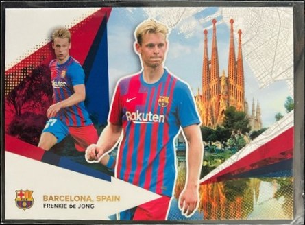 Frenkie de Jong 2021 Topps FC Barcelona Team Set #29