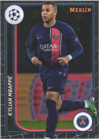 Kylian Mbappe 2023 Topps Chrome Merlin