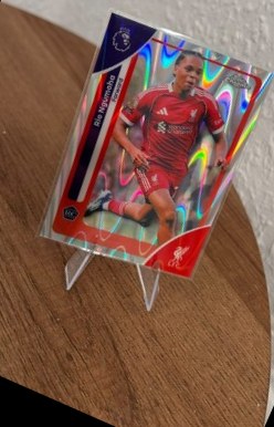 Rio Ngumoha 2026 Topps Chrome Premier League Wave Refractor