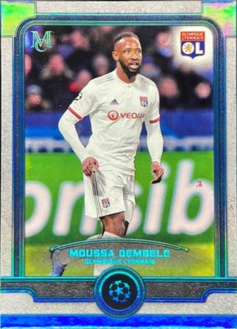 Moussa Dembele 2019 Topps Museum Collection UEFA Champions League Zaffiro 21/75