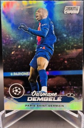 Ousmane Dembele 2023 Topps Stadium Club Chrome Refractor #100