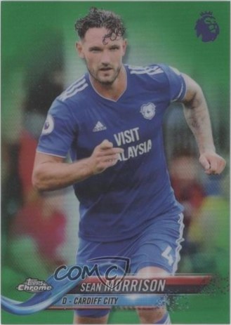 Sean Morrison 2018 Topps Chrome Premier League Green Refractor 5/99