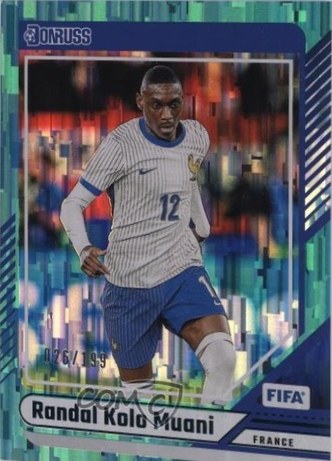 Randal Kolo Muani 2024 Panini Donruss FIFA Teal 106/199