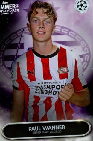 Paul Wanner 2025 Topps Summer Signings /50