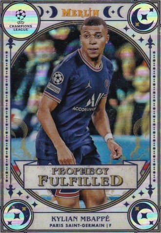 Kylian Mbappe 2020 Topps Merlin Collection Chrome