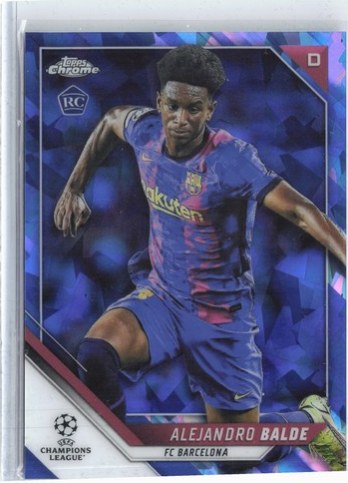 Alejandro Balde 2021 Topps Chrome Sapphire Edition UEFA Champions League Sapphire Edition #38